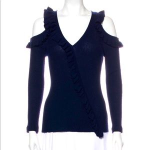 Jason Wu Long Sleeve Cutout Top XXS